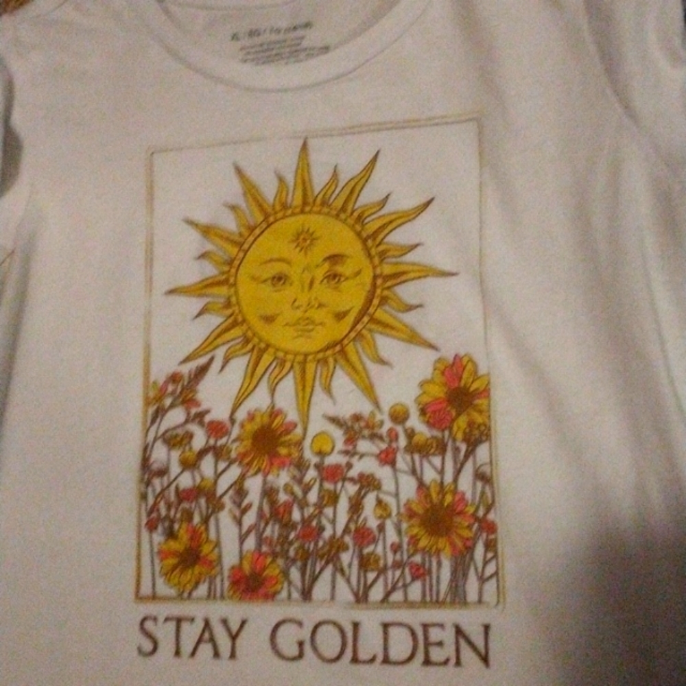 Stay golden sun t shirt